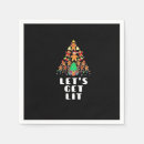 Search for funny christmas napkins Festive lights