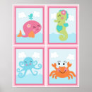 Search for under the sea nursery posters Seahorse