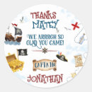 Search for pirate thank you stickers Nautical