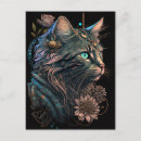 Recherche de oeil bleu cartes postales Chat