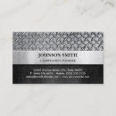 Search for diamond plate business cards Construction