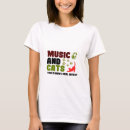 Search for cats musical tshirts Cute
