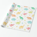 Search for dino christmas wrapping paper Cute