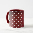 Search for red white polka dots pattern mugs Simple