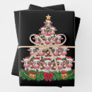 Search for christmas cow wrapping paper Santa