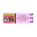 Search for dog art return address labels Animals