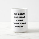 Search for sorry mugs What
