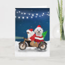 Search for maltese christmas cards Santa claus