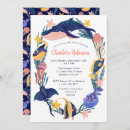 Search for ocean animals baby shower invitations Modern