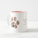 Recherche de empreinte patte chien tasses Collage photo