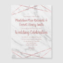 Search for marble and rose gold wedding invitations Couple