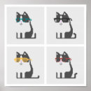 Search for cat with glasses posters Cats