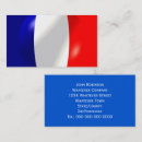 Recherche de france business cards Drapeaux du monde