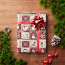Search for snowmen wrapping paper Rustic