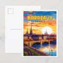 Search for bordeaux postcards Illustration