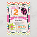 Search for ladybug pattern invitations Pink