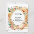 Recherche de plage coquillage mariage invitations Couple