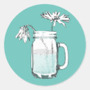 Search for flower illustration stickers Black and white
