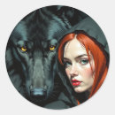 Search for red wolf stickers Fairy tale