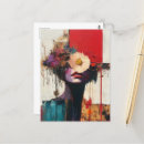 Search for abstract flowers postcards Unique
