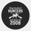 Search for hunter birthday stickers Deer hunting