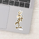 Recherche de toons looney autocollants Wile coyote