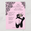 Recherche de orteils invitations Ballet