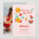 Search for fun in the sun invitations Pink