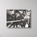 Recherche de rayons impressions sur toile Noir et blanc