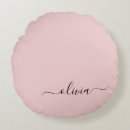 Recherche de dusty rose pillows Monogramme