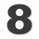 Search for eight labels Black and white
