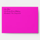 Search for hot pink envelopes Return address