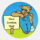 Search for cartoon cattle stickers Milk