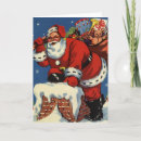 Search for santa claus chimney christmas cards Retro