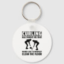 Search for curling stone keychains Curler