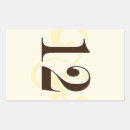 Recherche de numéro 12 autocollants Nombre
