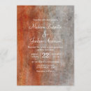 Search for orange and grey wedding invitations Simple