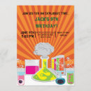 Search for science invitations Boy