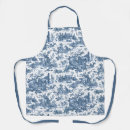 Search for vintage rustic aprons Toile de jouy