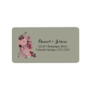Search for fancy return address labels Flowers