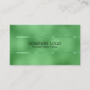 Search for glass business cards Green