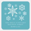 Search for snowflake envelope seals Holiday party
