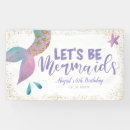 Search for mermaid banners Pool party