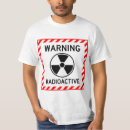 Recherche de signe radioactif tshirts Avertissement