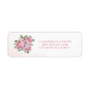 Search for rose bouquet return address labels Pink