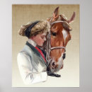 Search for vintage equestrian horse posters Woman