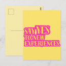 Search for positive saying postcards Typography