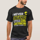 Recherche de funny electrician tshirts Humour