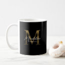 Search for gold script mugs Elegant