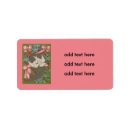 Search for four leaf clover return address labels Retro